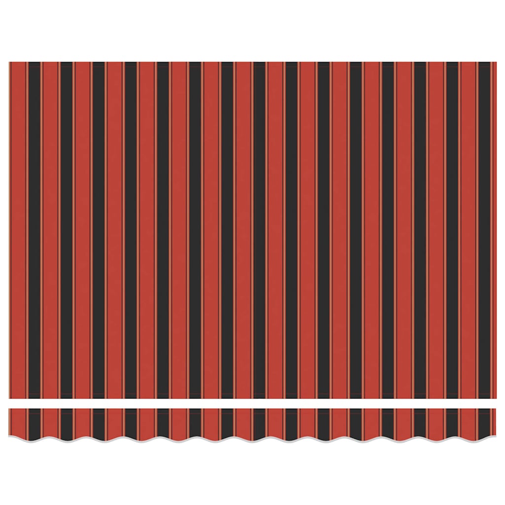 Toldo Retráctil Naranja Y Marrón 350 X 250 X 165 Cm_5