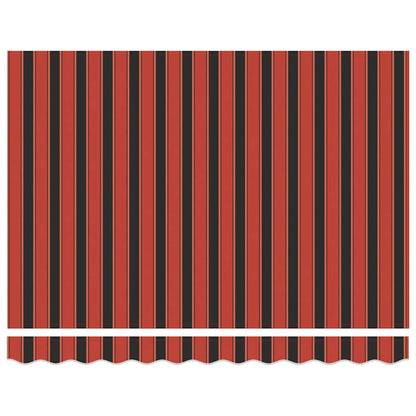 Toldo Retráctil Naranja Y Marrón 350 X 250 X 165 Cm_5