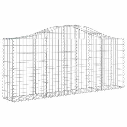 Cestas De Gaviones 30 Uds Forma De Arco Hierro 200x30x80/100 Cm_2