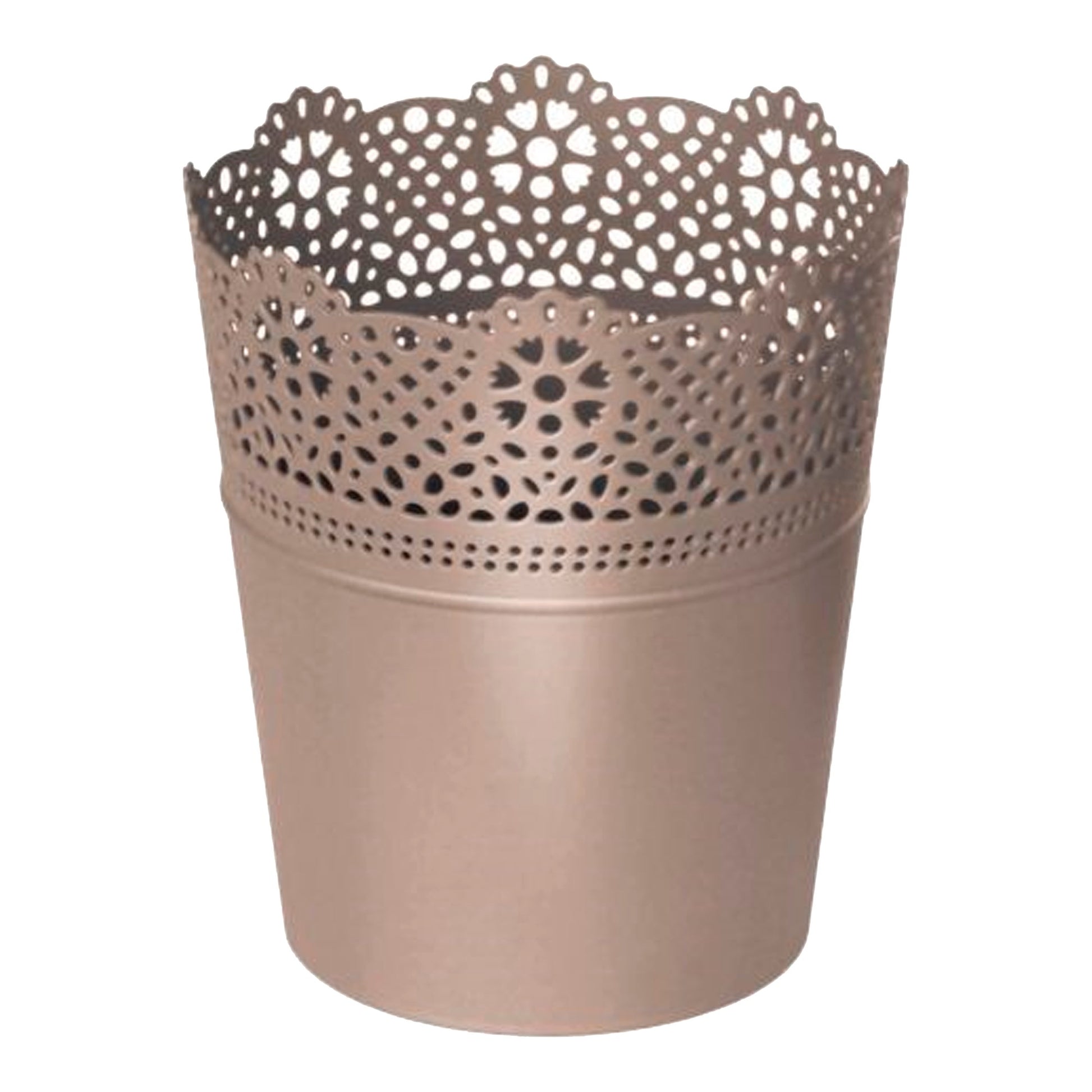 Maceta Lace , Dimensiones (mm) 160x160x185, Color Mocca_0