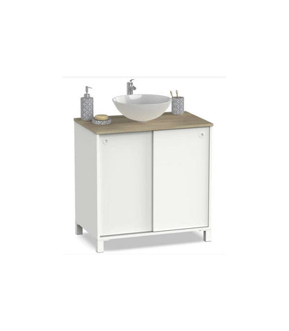 Mueble De Lavabo Sella 80cm (ancho) X 81 Cm (alto) X 51 Cm ( Fondo)_0