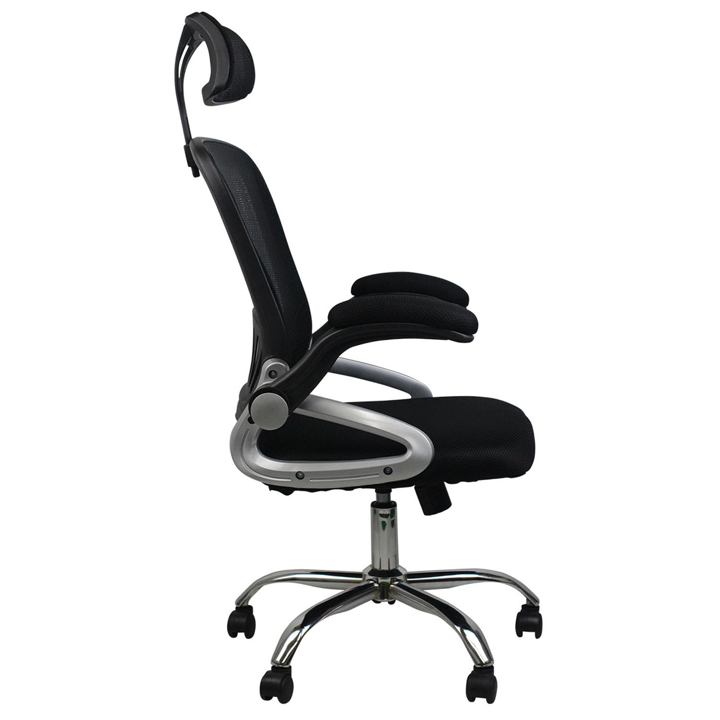 Silla De Escritorio Con Ruedas New Order Negro 120x104x59,5cm Thinia Home_2