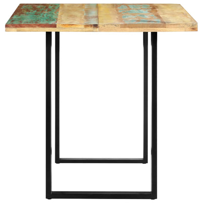 Mesa De Comedor De Madera Maciza Reciclada 140x70x76 Cm_1