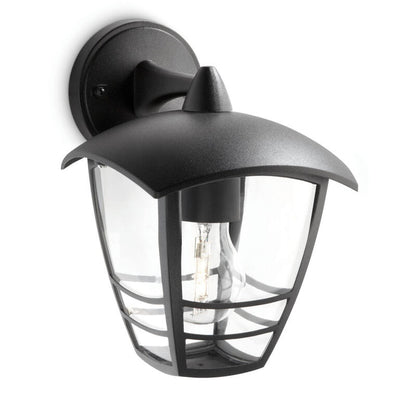 Aplique Exterior Pared Inv. 1x60w Negro Mod. Creek Philips_0
