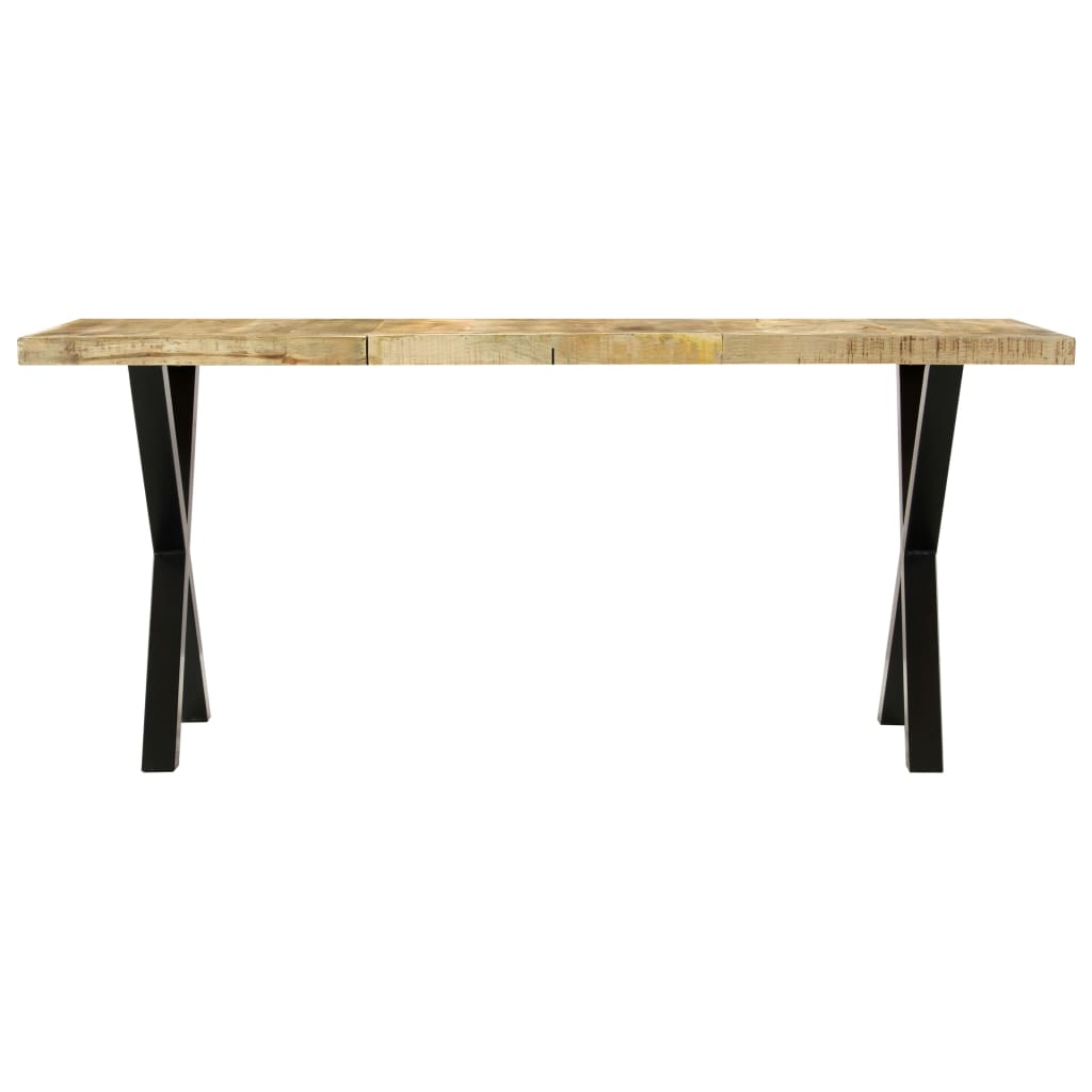 Mesa De Comedor De Madera Maciza De Mango 180x90x76 Cm_1
