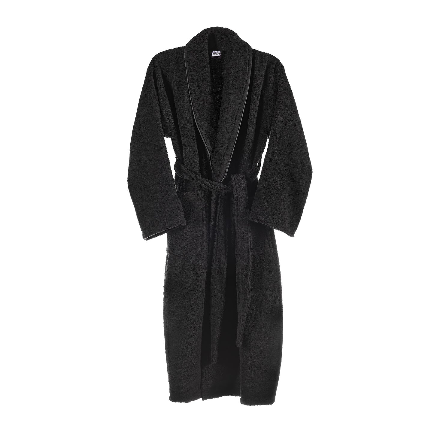 Albornoz S/m 360 Gr/m2 100% Algodón Negro_0
