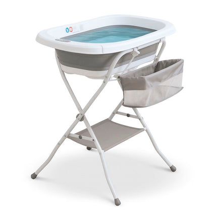 Bathby | Bañera Plegable De Bebé Con Soporte Antideslizante, Tubo De Desagüe, Cesta Y Organizador | Segura Y Ligera_0
