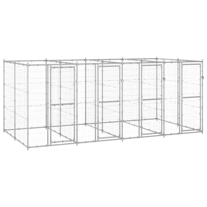Perrera De Exterior De Acero Galvanizado 9,68 M²_1