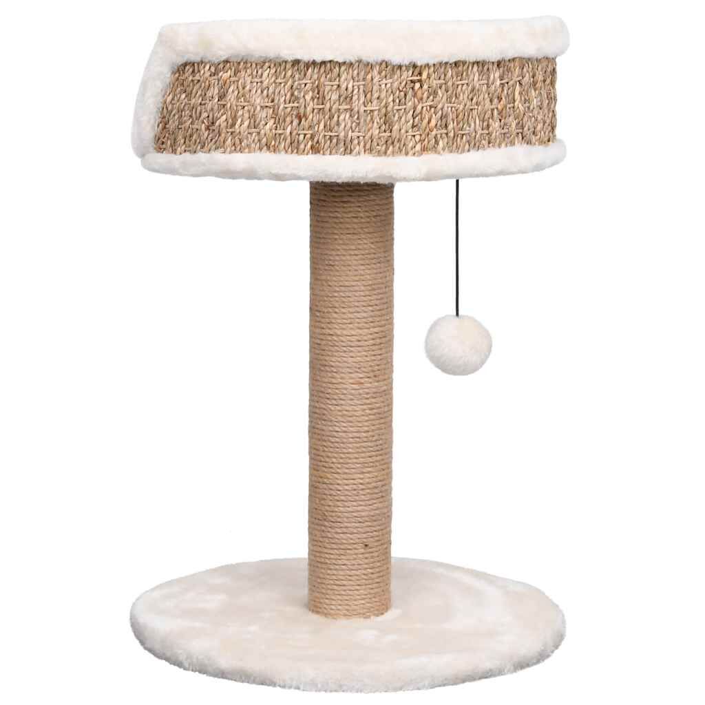 Vidaxl Árbol Para Gatos Con Poste Rascador Hierba Marina 49 Cm_4