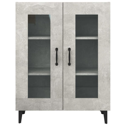 Aparador De Madera De Ingeniería Gris Hormigón 69,5x34x90 Cm / Vetonek_5