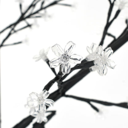 Vidaxl Árbol De Navidad 600 Leds Blanco Cálido Flores De Cerezo 300 Cm_4