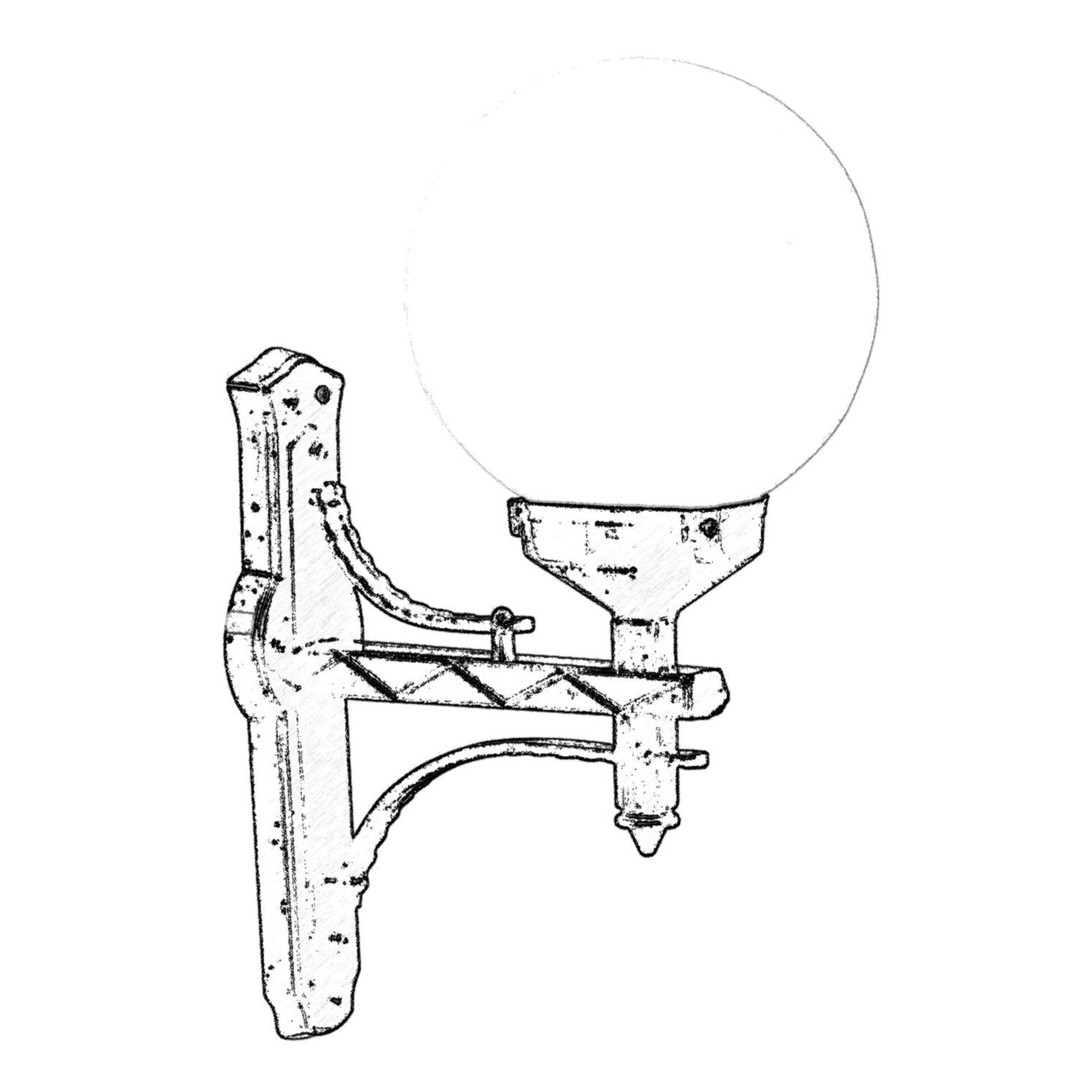 Aplique De Pared Para Exterior, Abs , Negro, 35x25x55, Casquillo E 27 Max 60 W_1