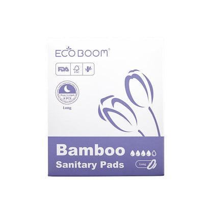 Compresa fibra de bambú biodegradable Súper Ecoboom 8 uds