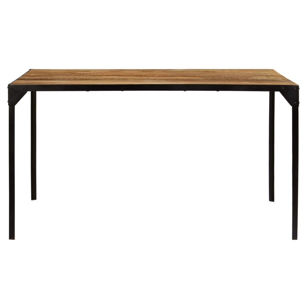Mesa De Comedor De Madera Maciza De Mango 140x140x76 Cm_1
