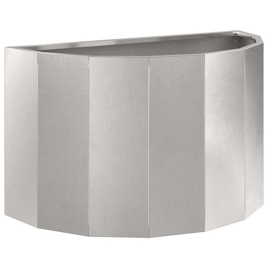 Jardinera Plateado 60 X 30 X 35 Cm Acero Inoxidable_0