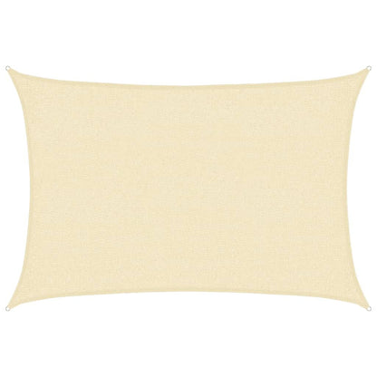 Vidaxl Toldo De Vela Crema Hdpe 160 G/m² 2x3 M_0