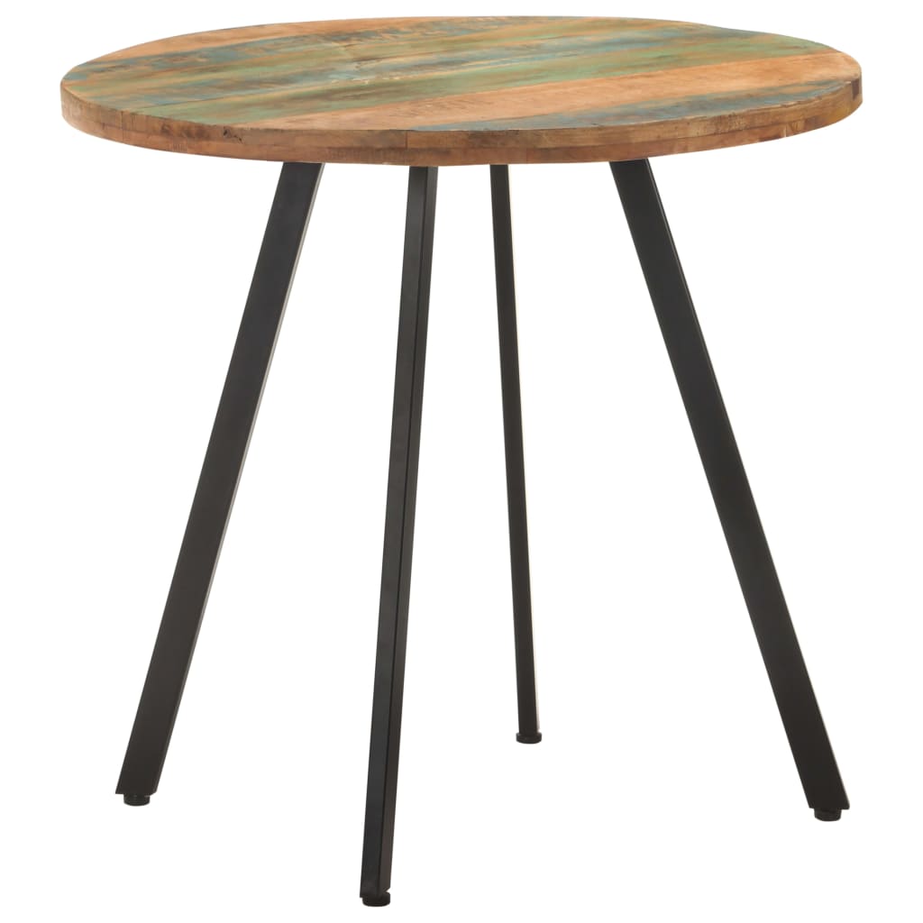 Mesa De Comedor De Madera Maciza Reciclada 80 Cm_4