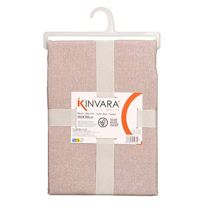 Mantel Poliester 140x140cm Gris Claro Colección Kinvara