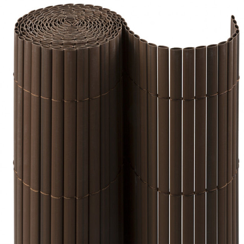 Cañizo Pvc Doble Cara| Lamas 11 Mm| Composición 100% Pvc| Bridas Sujeción Incluidas 1,5x3m_0