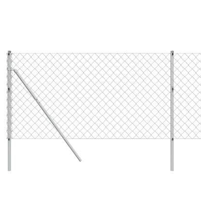 Cerca De Alambre Plateado 1x25 M / Vetonek_3
