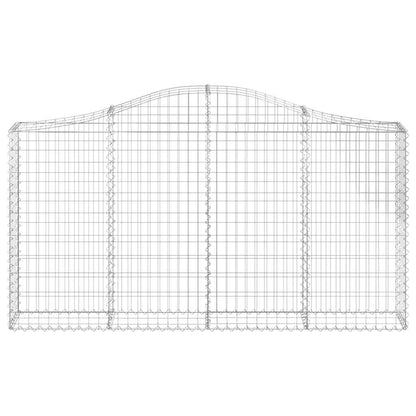 Cestas De Gaviones 13 Uds Forma Arco Hierro 200x30x100/120 Cm_3