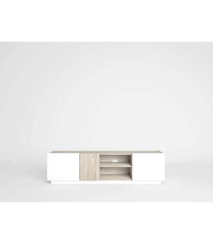 Mueble Para Tv Celia Acabado Blanco/sahara, 48cm(alto) 180cm(ancho) 41.6cm(largo)_0