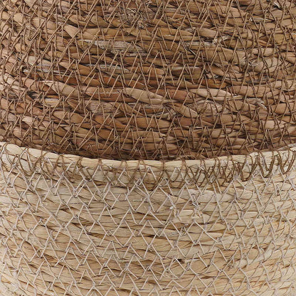 Maceta Con Asas Blanco Ø 22 X 20 Cm 100% Hierba Marina_4