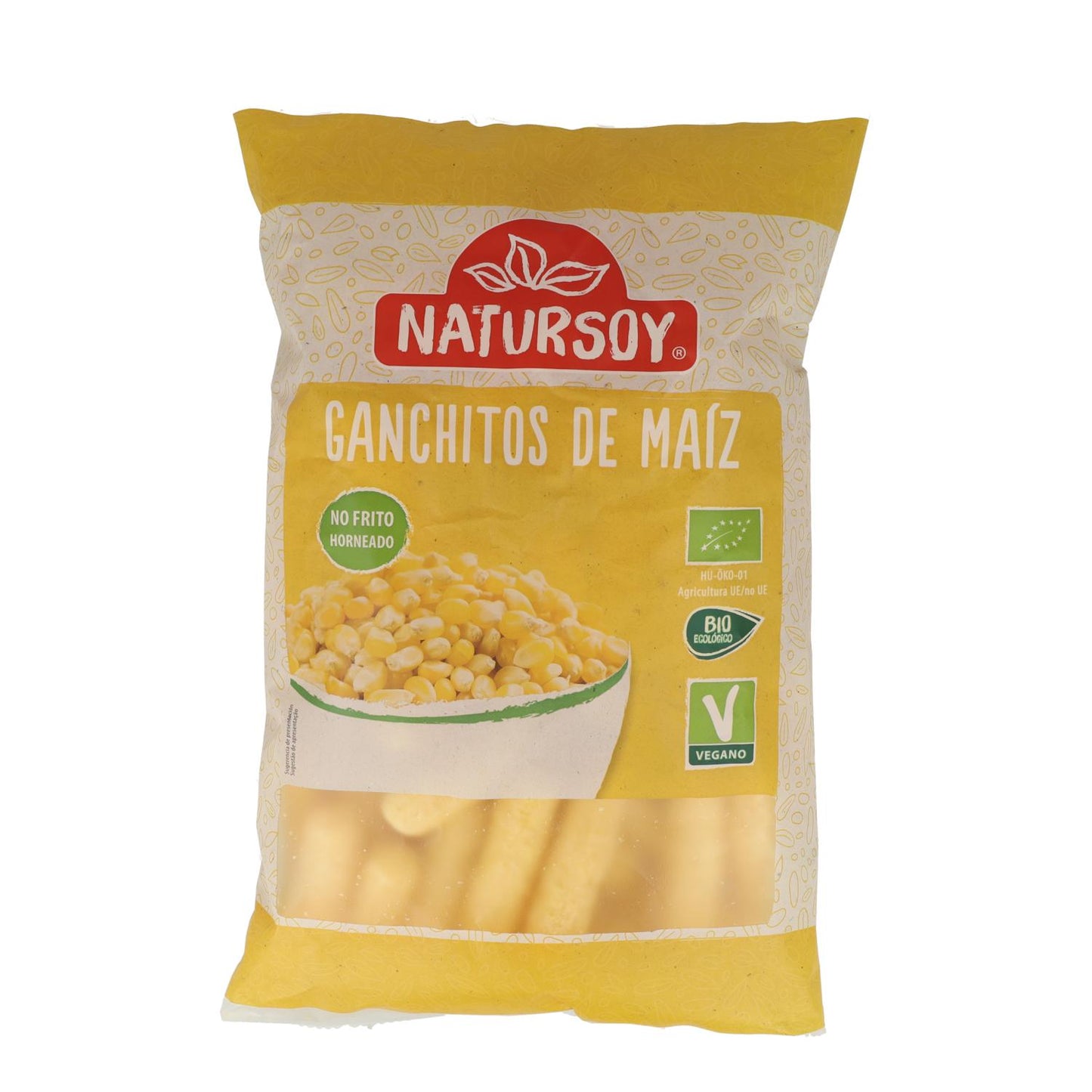 Ganchitos de maíz ECO, 75 g. Natursoy