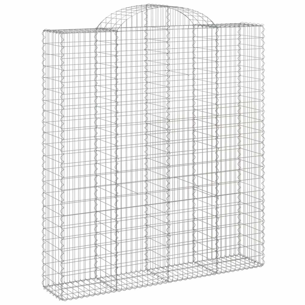 Cestas De Gaviones 20 Uds Forma De Arco Hierro 200x50x220/240cm_2