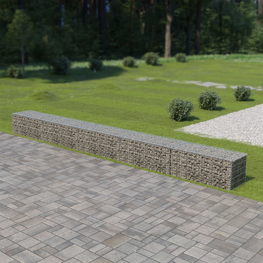 Muro De Gaviones Con Cubiertas Acero Galvanizado 600x50x50 Cm / Vetonek_4