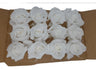 Mundo Eterno Rosas Blancas Preservadas 12 Unidades 3-4cm