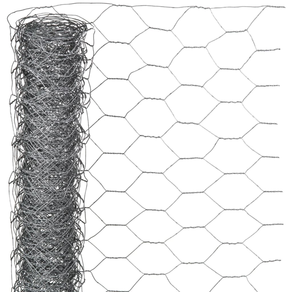 Nature Malla De Alambre Hexagonal Acero Galvanizado 1x10 M 40 Mm / Vetonek_1