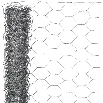 Nature Malla De Alambre Hexagonal Acero Galvanizado 1x10 M 40 Mm / Vetonek_1