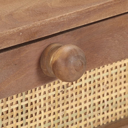 Mesa Consola De Madera Maciza De Mango 100x35x76 Cm_4