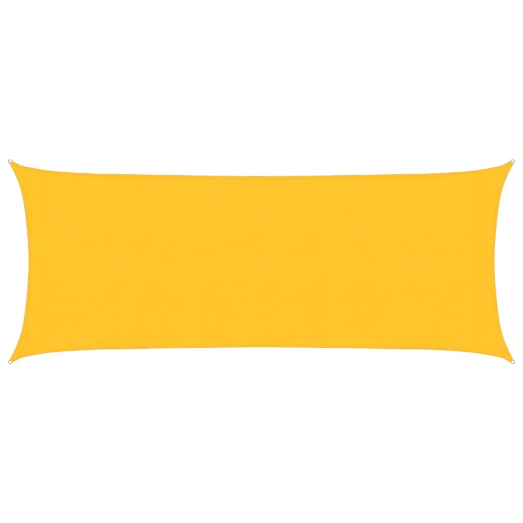 Vidaxl Toldo De Vela Hdpe Amarillo 160 G/m² 2x5 M_0