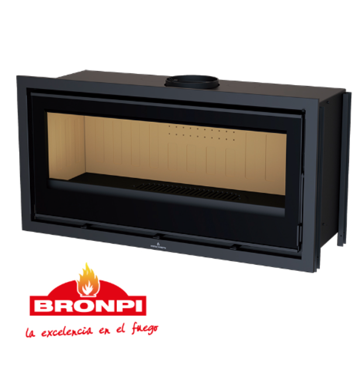 BRICOSOL INSERTABLE DE LEÑA BRONPI MODELO CAIRO 110 - KIT VERMICULITA_2