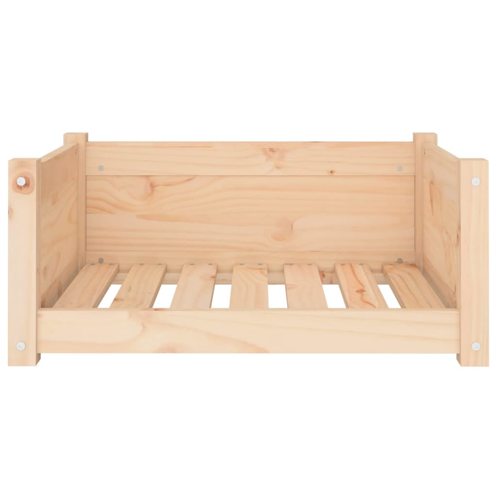 Cama Para Perros Madera Maciza De Pino 65,5x50,5x28 Cm / Vetonek_3