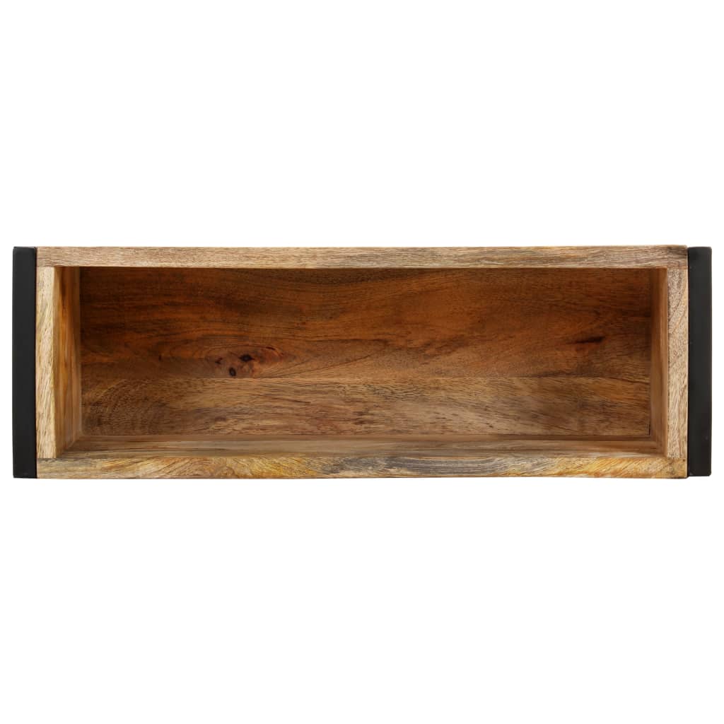 Jardinera De Madera De Mango Rugosa 60x20x68 Cm_3