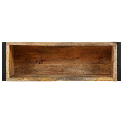 Jardinera De Madera De Mango Rugosa 60x20x68 Cm_3