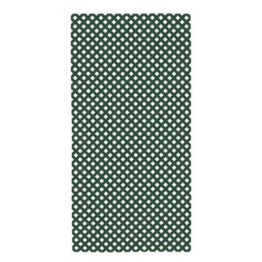 Celosía Pvc 18mm Verde - Decoración Y Separación De Ambientes 0,8x1,2 M / Color_0