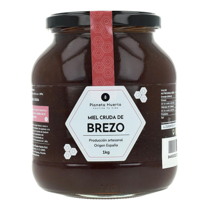 Miel Cruda de Brezo Planeta Huerto 1 Kg