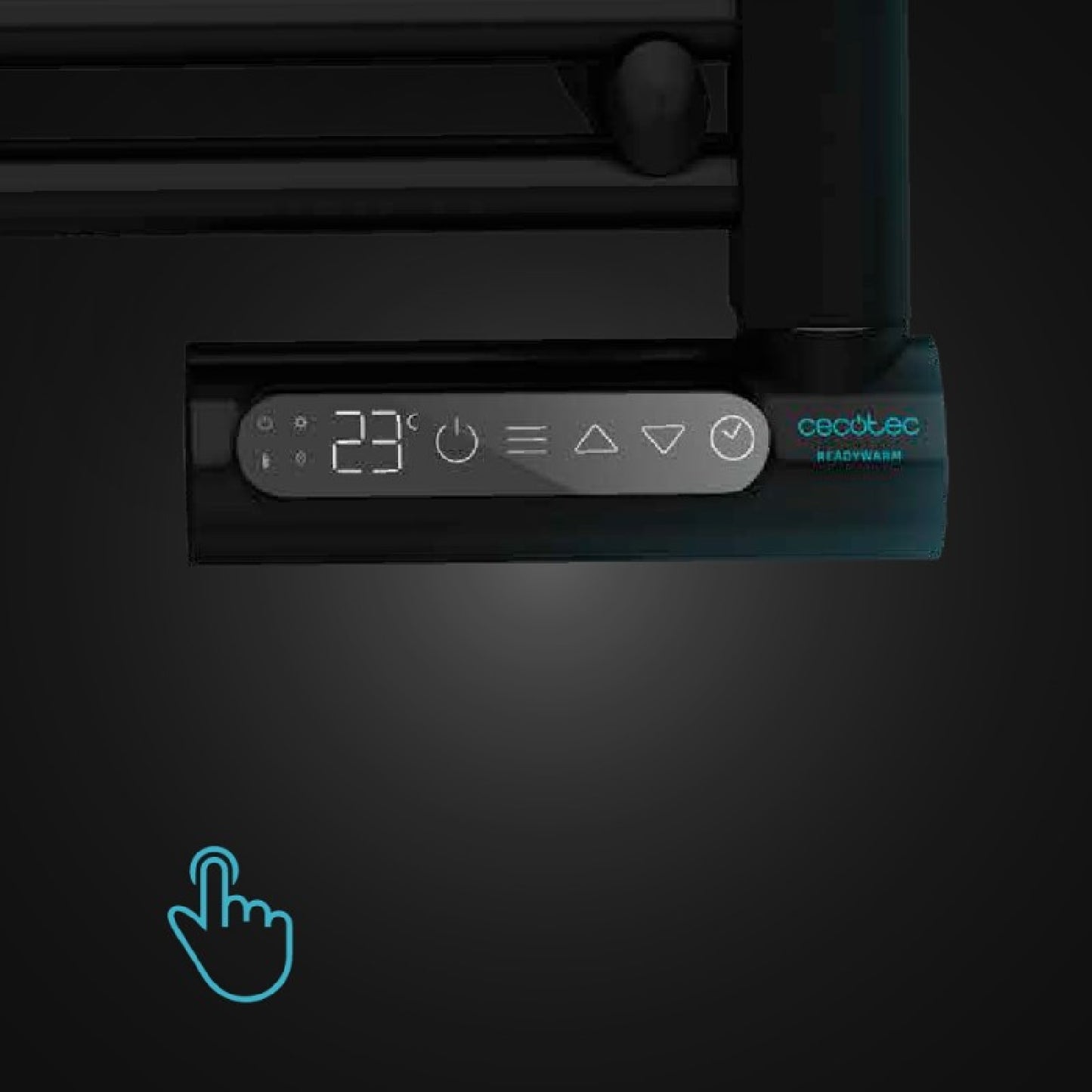 Cecotec Toallero Eléctrico Toallero Eléctrico Ready Warm 9100 Smart Towel Black_3