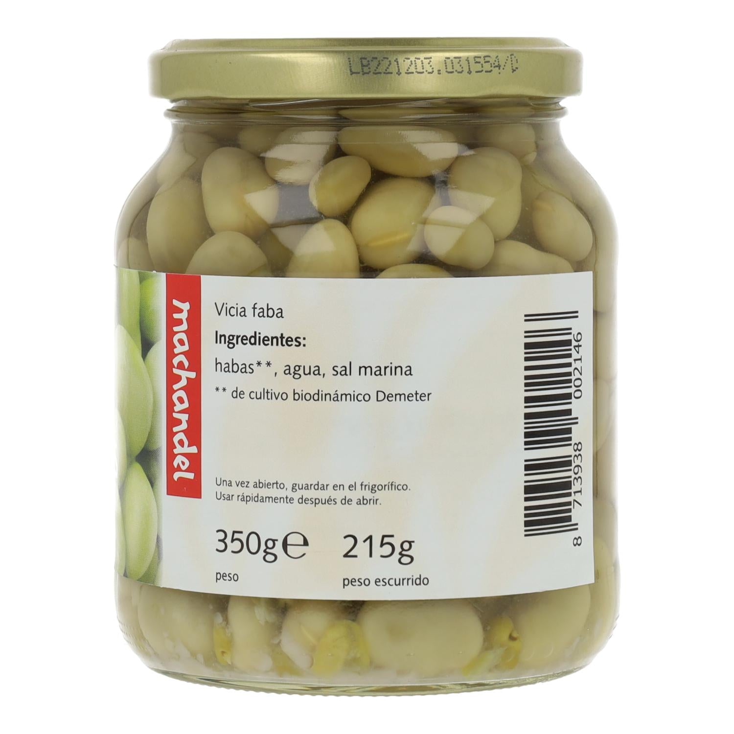 Habas Bio Machandel 360 g