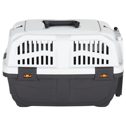 Vidaxl Transportín De Mascota Puerta Metal Polipropileno 48x31,5x31 Cm_3