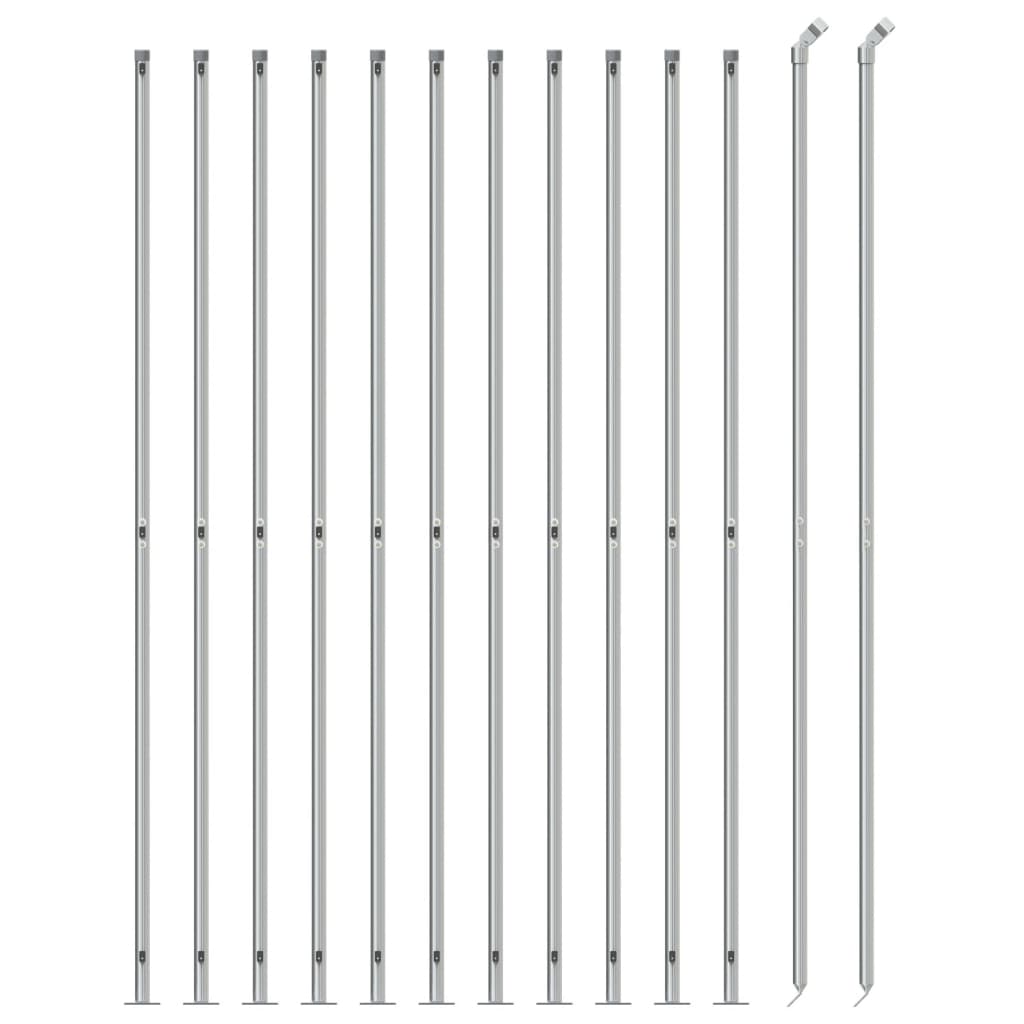 Cerca De Alambre Con Brida Plateada 1,8x25 M / Vetonek_4