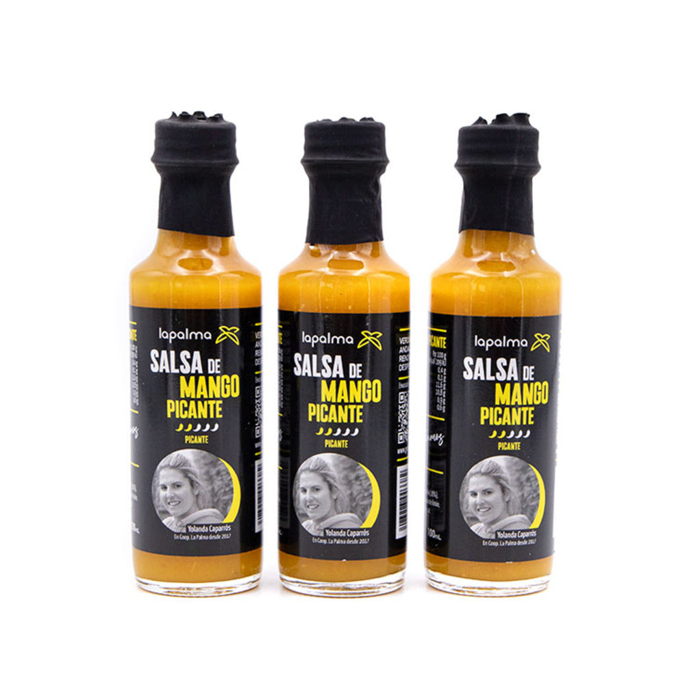 Salsa Picante Amarilla De Mango 3-pack Granada La Palma Productos De La Huerta A La Casa_3