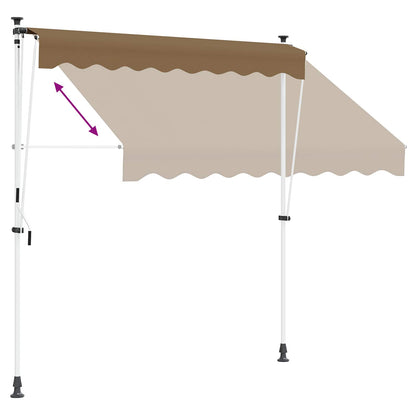 Toldo Retráctil Manual Beige 400 Cm_5