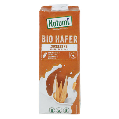 Pack 12 uds Bebida Avena Zero BIO Natumi 1 L