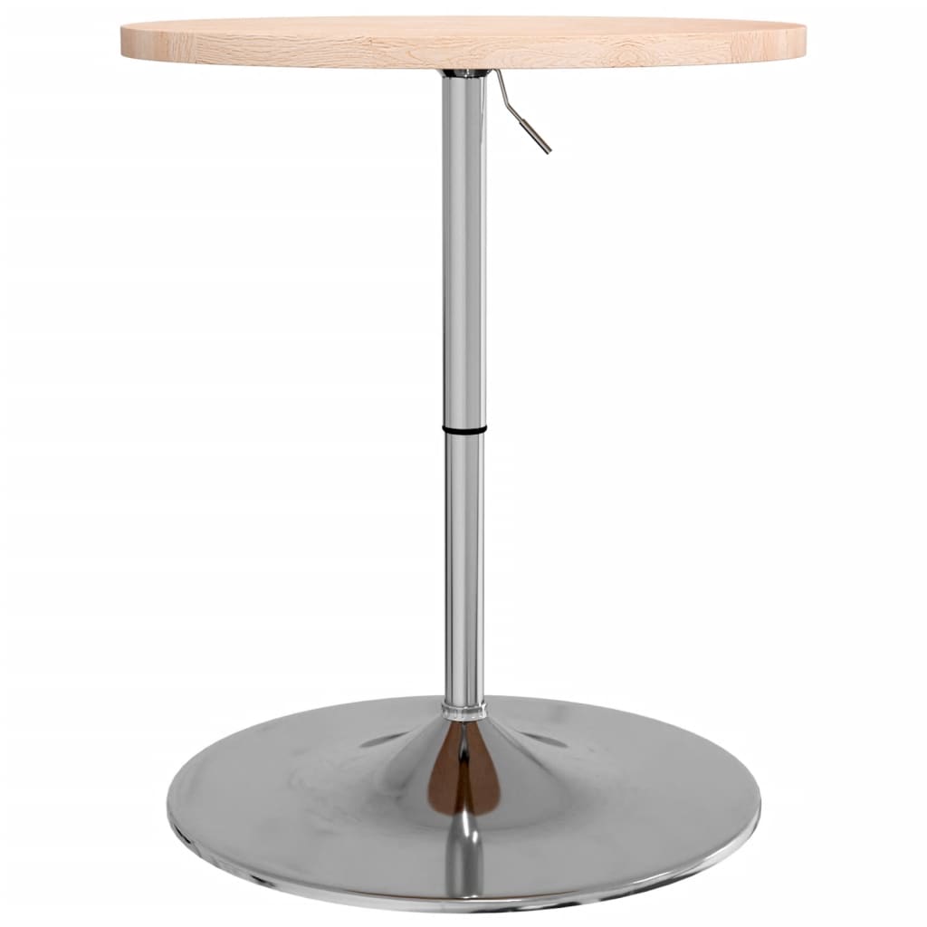 Mesa Alta De Madera Maciza Roble Ø60x90,5 Cm_3