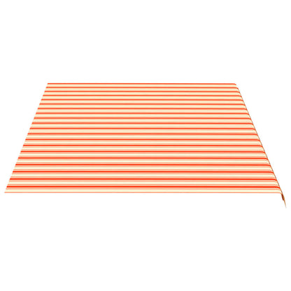 Tela De Repuesto Para Toldo Amarillo Y Naranja 5x3,5 M Poliéster_3